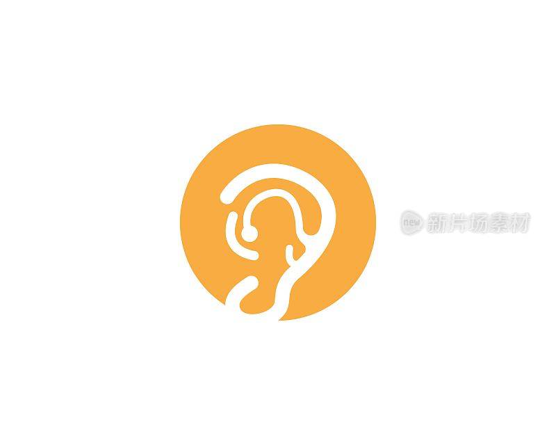 ear  and symbols vector app icons